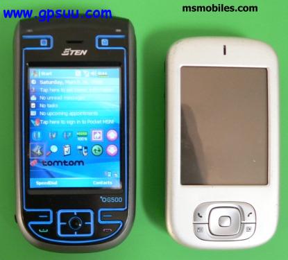 GPS定位叫板神达A700 ETEN-G500真机秀 GPS定位叫板神达A700 ETEN-G500真机秀