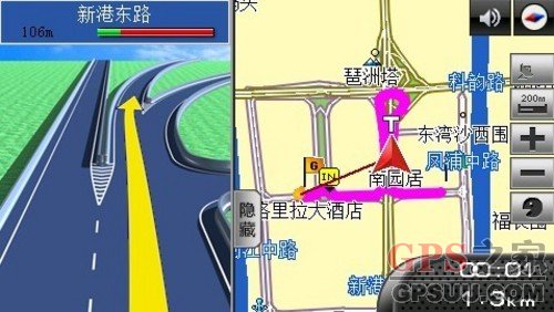 4.7寸屏专业导航仪 奥可视M52“3D路口”版上市